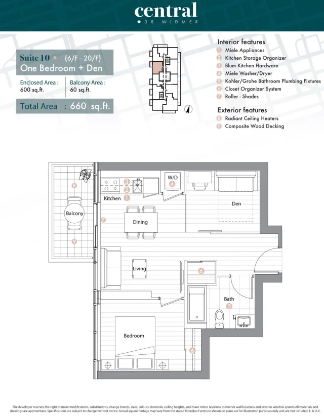 38 Widmer Street 710, Toronto, ON M5V 2E9 - Sale - C13619302